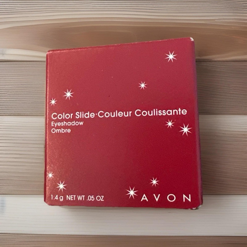 Avon color slide eyeshadow Classic white pearl new old stock